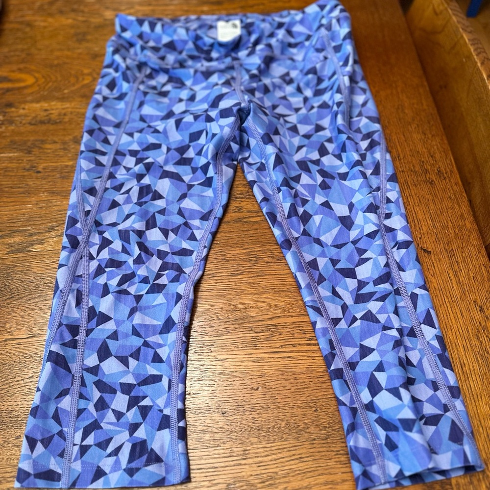 North Face Women's Blue Print Leggings